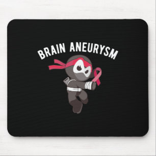 Ninja Brain Aneurysm Awareness Martial Arts Ninjut Mousepad