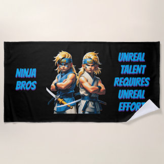 Ninja Bros Unrealer Einsatz Strandtuch