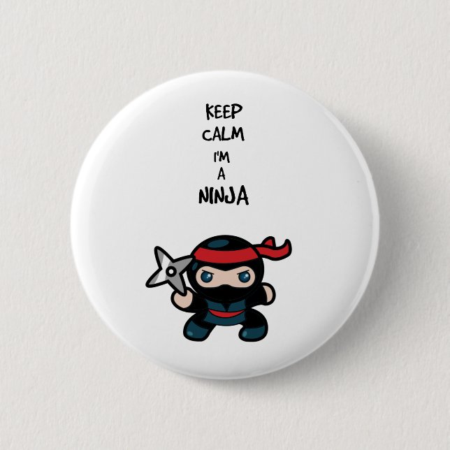 Ninja Button (Vorderseite)
