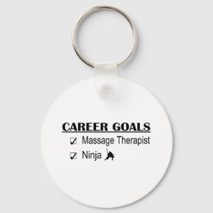 Ninja Career Goals - Massagetherapeut Schlüsselanhänger