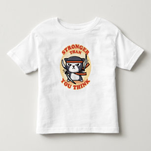 Ninja Cat   Größer als Sie denken Kleinkind T-shirt