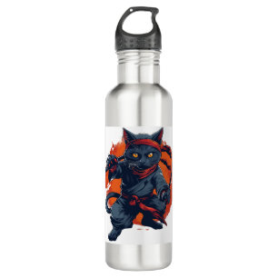 Ninja Cat Stealth Edelstahlflasche