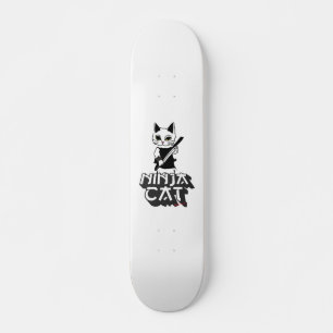 Ninja cat T - Shirt Hoodie Skateboard