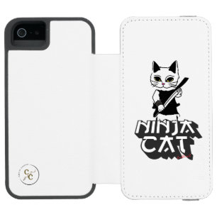 Ninja Cat T - Shirt Incipio Watson™ iPhone 5 Geldbörsen Hülle