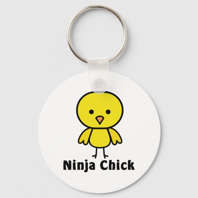 Ninja Chick Schlüsselanhänger (Vorderseite)