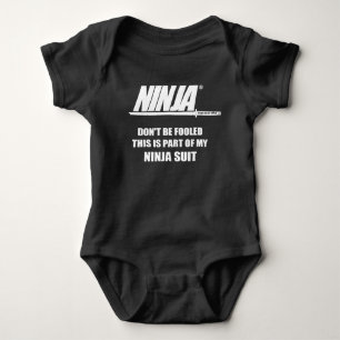 Ninja darf nicht getäuscht werden baby strampler