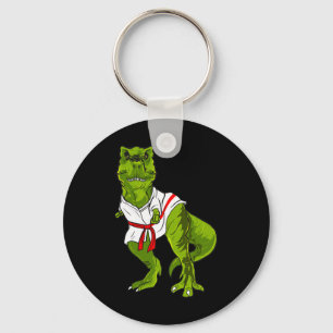 Ninja-Dinosaur-Märtyrer Kunst Lustig Judo Karate D Schlüsselanhänger