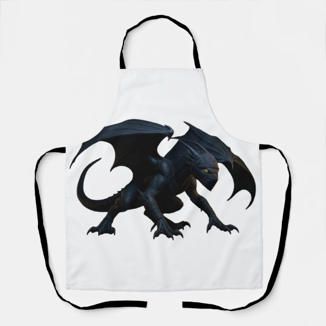 Ninja-Drache Schürze (Vorderseite)