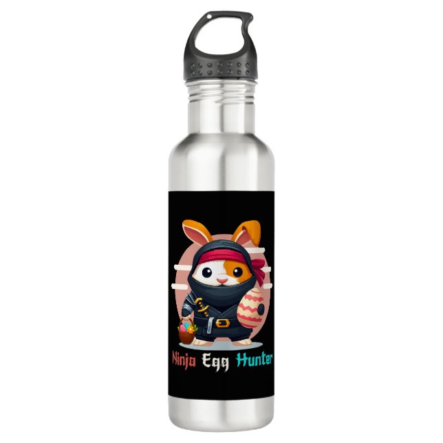 Ninja Egg Hunter Edelstahlflasche (Vorderseite)