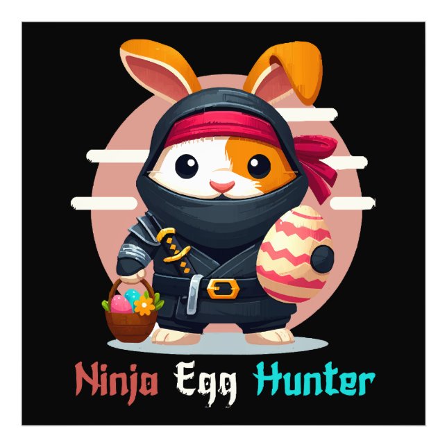 Ninja Egg Hunter Fotodruck (Vorne)