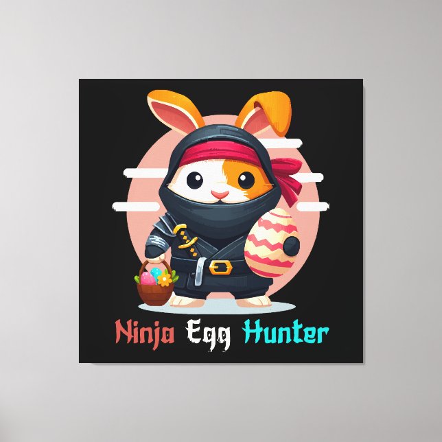 Ninja Egg Hunter Leinwanddruck (Vorderseite)