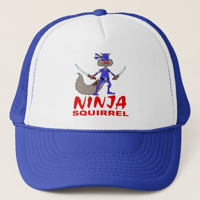 Ninja Eichhörnchen Truckerkappe (Vorderseite)