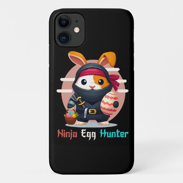 Ninja-Eier-Jäger Case-Mate iPhone Hülle (Rückseite)