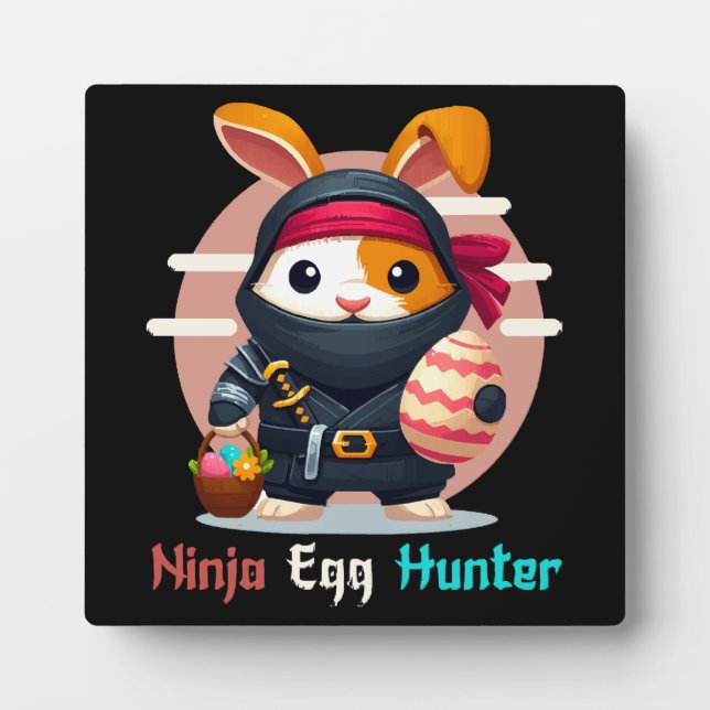 Ninja-Eier-Jäger Fotoplatte (Vorderseite)