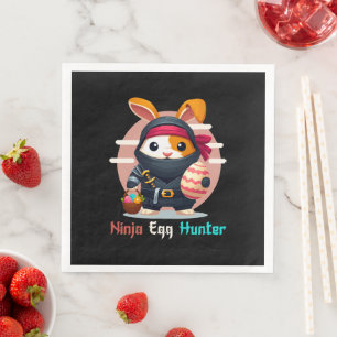 Ninja-Eierjäger Serviette