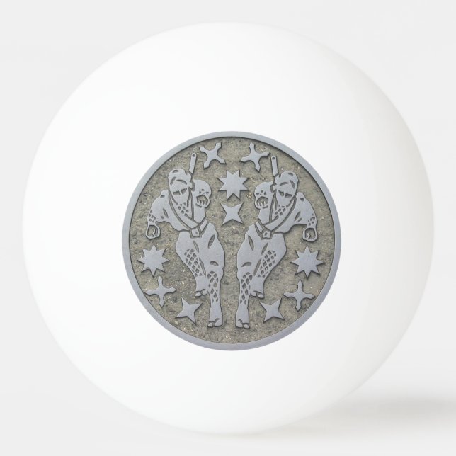 Ninja Einsteigeloch Tischtennisball (Vorderseite)