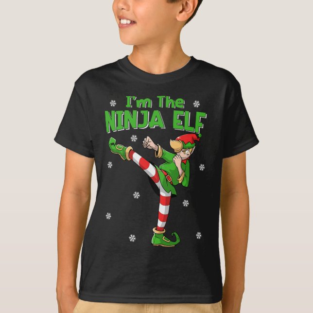 Ninja Elf Karate Taekwondo Martial Arts Mixed Mart T-Shirt (Vorderseite)