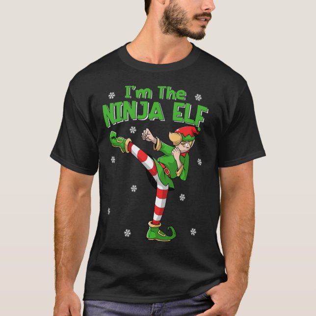 Ninja Elf Karate Taekwondo Martial Arts Mixed Mart T-Shirt (Vorderseite)