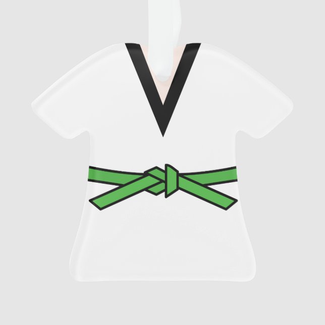 Ninja En Formation Ceinture Verte Personnalisée (devant)