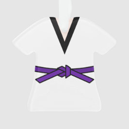 Ninja En Formation Ceinture Violette Personnalisée