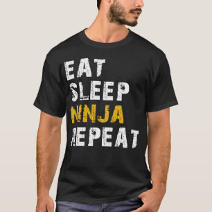 Ninja essen wiederholen T-Shirt