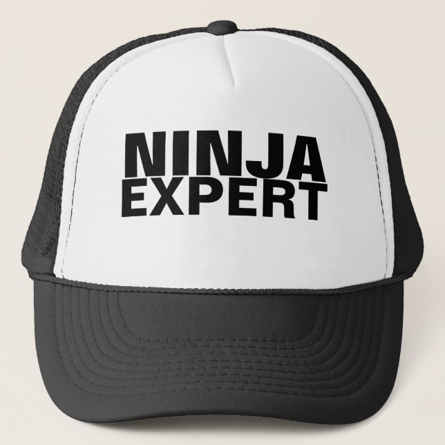 Ninja Experte Truckerkappe (Vorderseite)