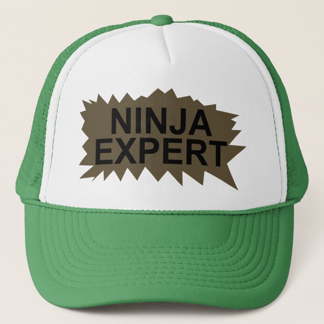 Ninja Experten-Hut Truckerkappe (Vorderseite)