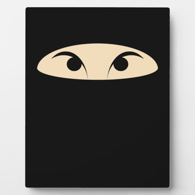 Ninja Fotoplatte (Vorderseite)