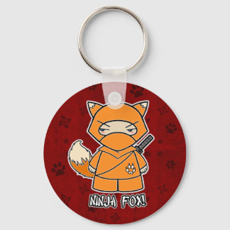 Ninja Fox! Roter Schlüsselanhänger