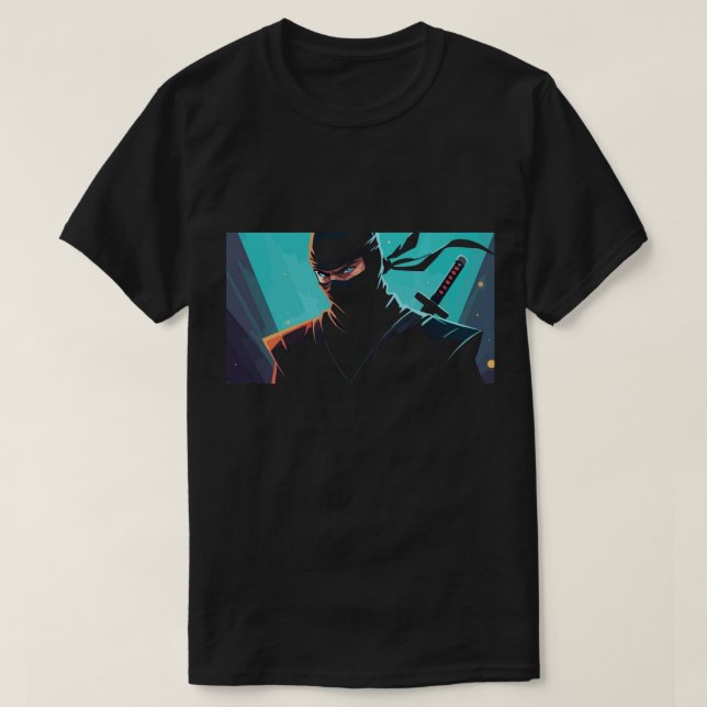 Ninja Front und Back T-Shirt (Design vorne)