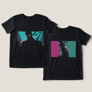 Ninja Front und Back Tri-Blend Shirt