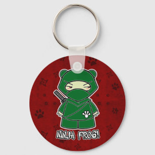 Ninja Frosch! Im roten Schlüsselanhänger
