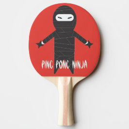 Ninja Funny Cartoon Smack Talk Fun Tischtennis Schläger