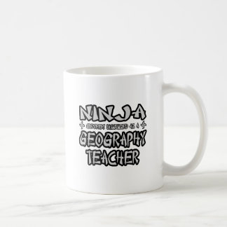 Ninja...Geografie-Lehrer Kaffeetasse