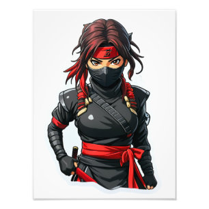 Ninja Girl Fotodruck