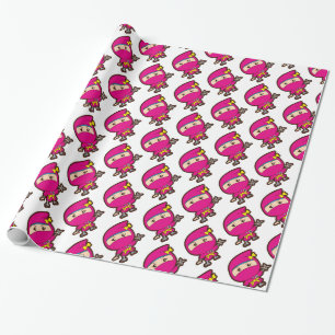 Ninja Girl Geschenkpapier