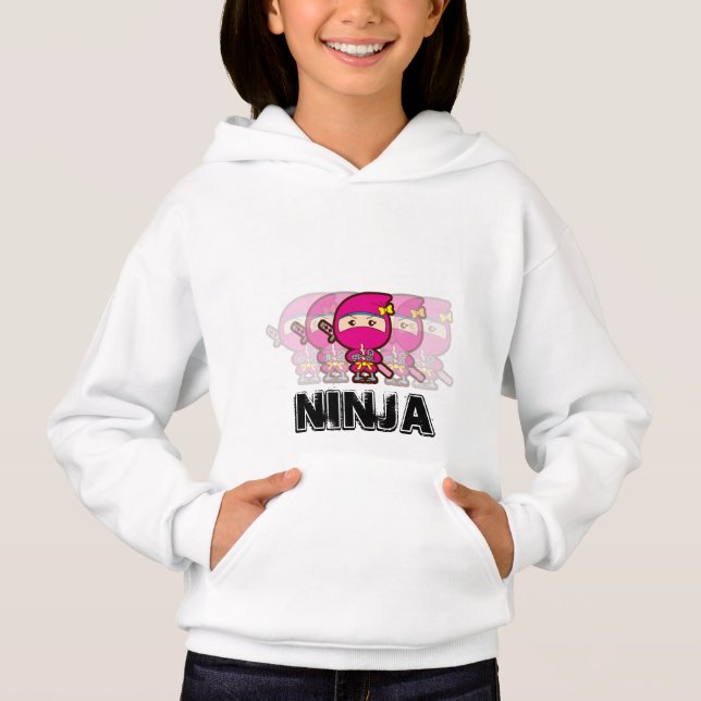 Ninja Girl Hoodie (Vorderseite)