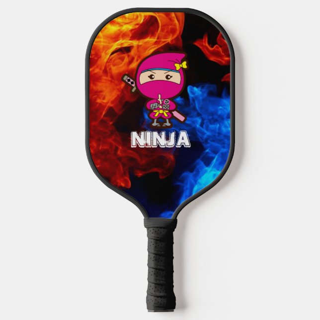 Ninja Girl Pickleball Paddle (Vorderseite)