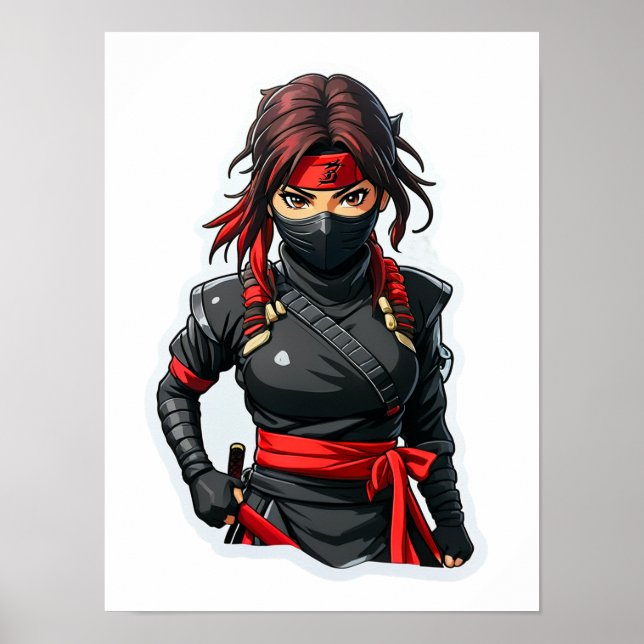 Ninja Girl Poster (Vorne)
