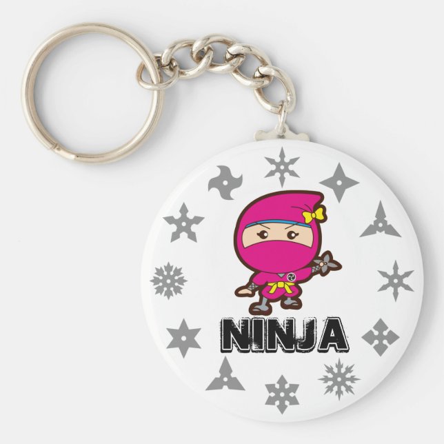 Ninja Girl Schlüsselanhänger (Vorne)