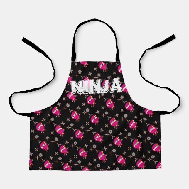 Ninja Girl Schürze (Vorderseite)