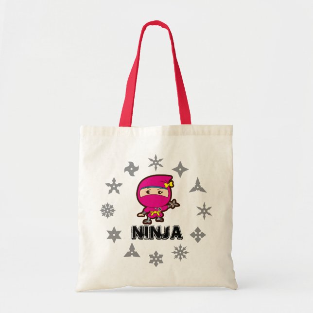 Ninja Girl Tragetasche (Vorne)