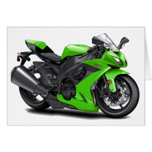 Ninja grünes Fahrrad