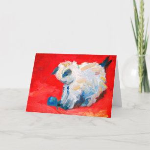 "Ninja " Grußkarte Karte