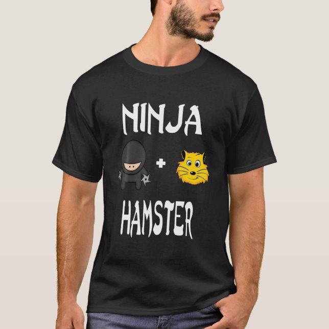 Ninja HAMSTER HAMSTER Ninja T-Shirt (Vorderseite)