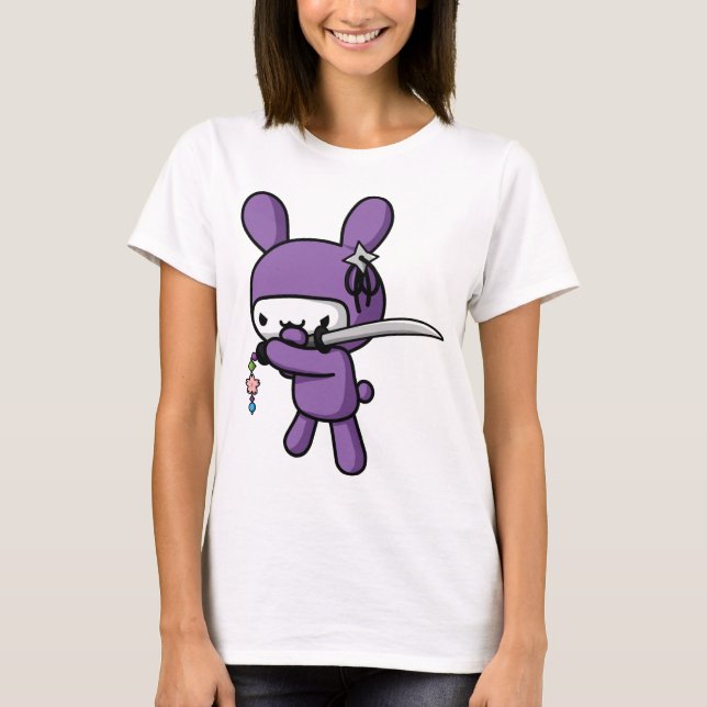 Ninja Häschen T-Shirt (Vorderseite)