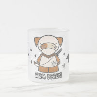 Ninja Hündchen! Mit Shurikens Tasse