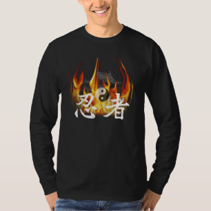 Ninja im Feuer T-Shirt