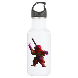Ninja im Rot Trinkflasche