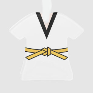 Ninja im Training Gelbgürtel Ornament